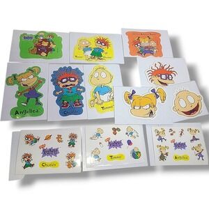 Complete 1998 Rugrats Sticker Set Vending Machine Nickelodeon‎ Viacom Vintage